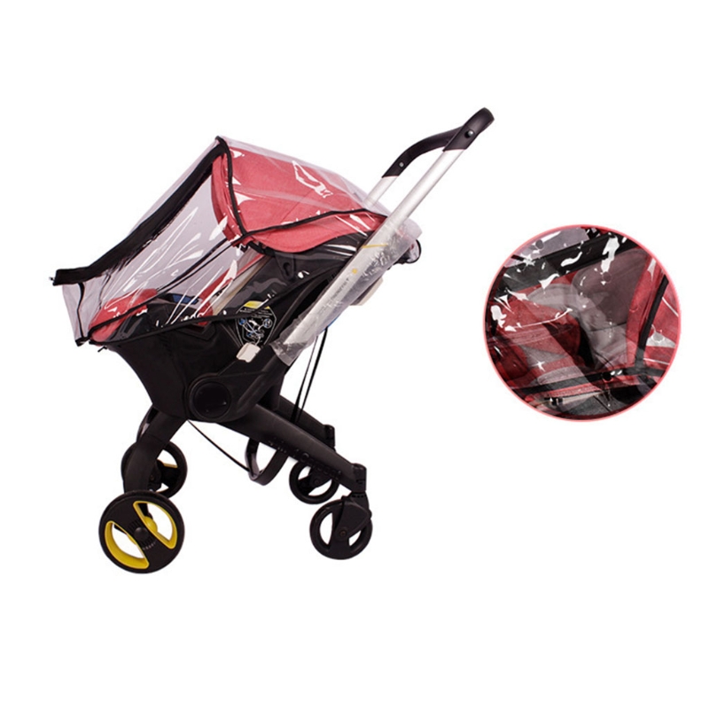 Baby Stroller Rain Cover Infant Car Seat Waterproof Windproof Transparent Shield